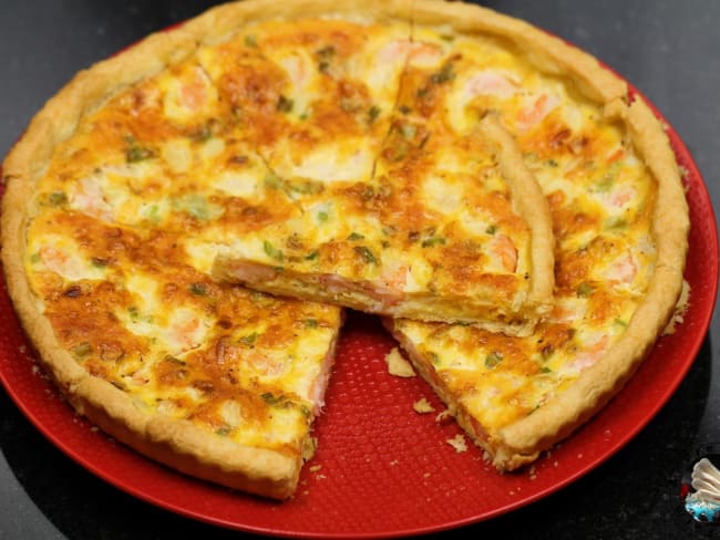 Quiche aux crevettes