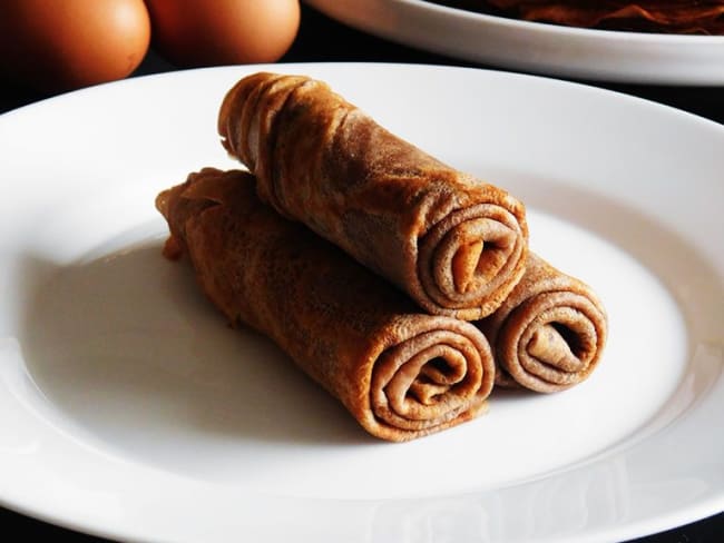 Les crêpes au chocolat