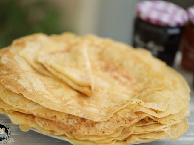 Crêpes sans lactose au lait de coco