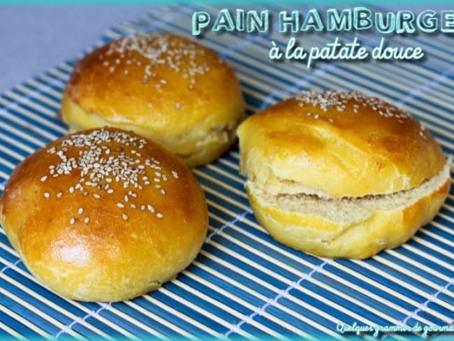 Pain hamburger à la patate douce