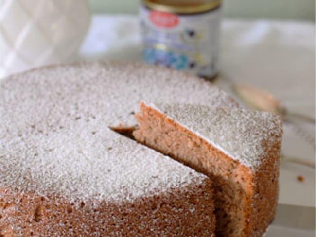 Ardéchois revisité, le gâteau moelleux à la crème de marron