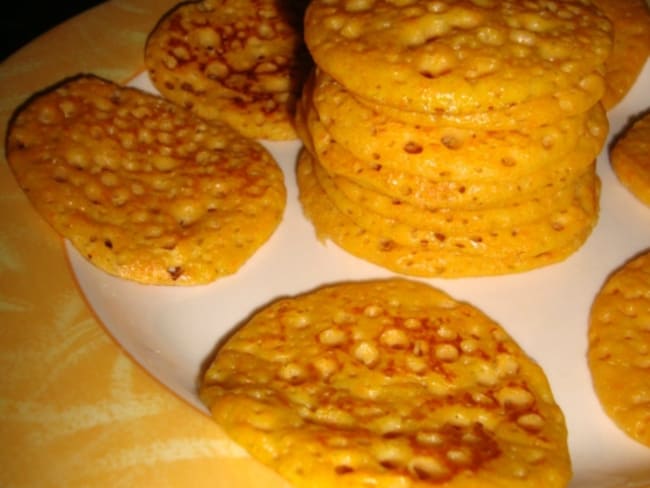 Blinis de carottes au cumin