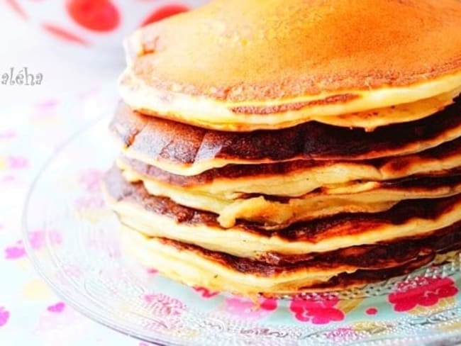 Pancakes  sans oeufs, sans lait et sans beurre