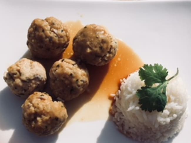 Boulettes de poulet à la japonaise