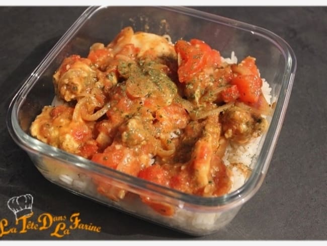 Tajine de poulet version Tupperware