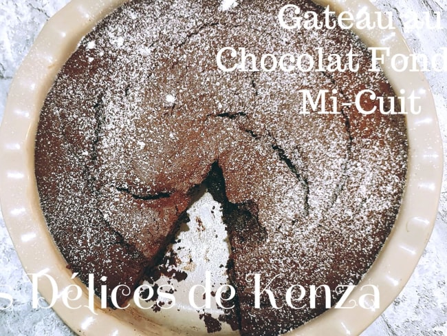 Gateau au chocolat fondant mi-cuit