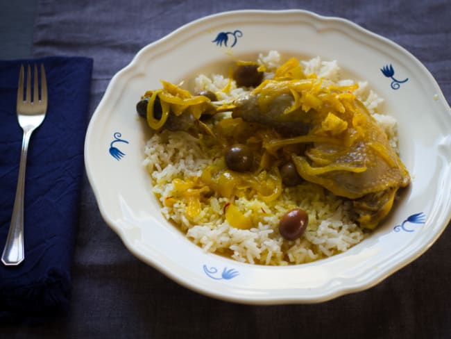 La parfaite tajine de poulet aux citrons confits