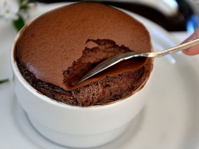 Soufflé chocolat café