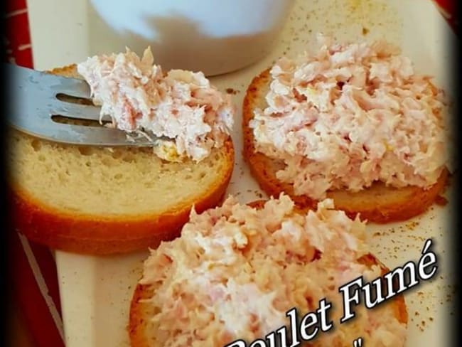 Rillettes de poulet fumé