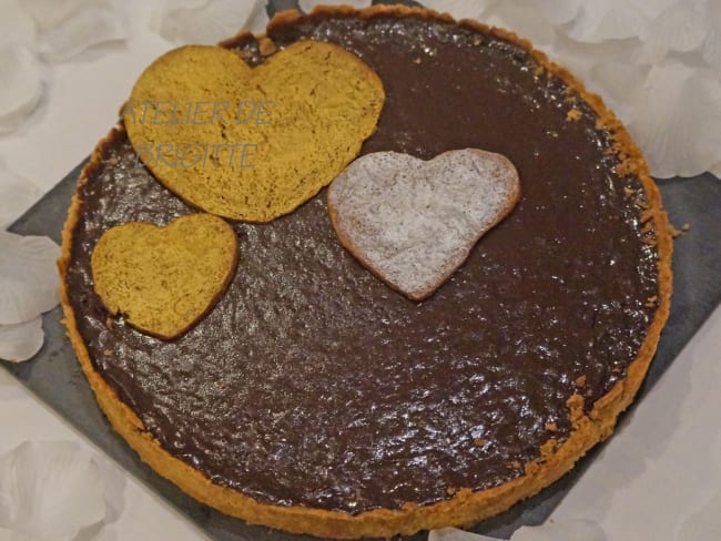 Tarte aux 2 chocolats