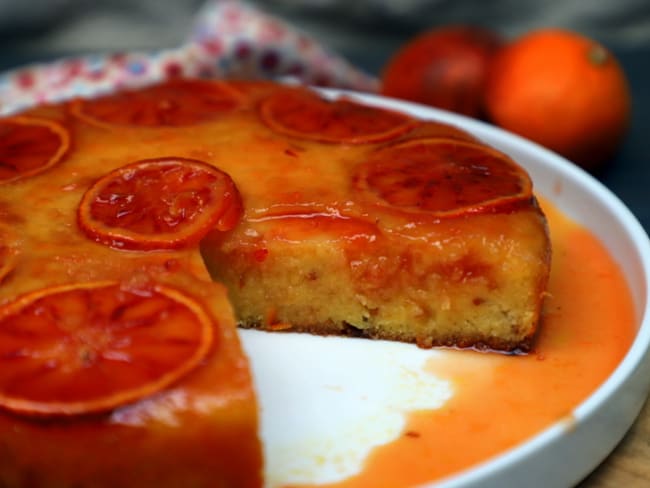 Gâteau renversé à l'orange