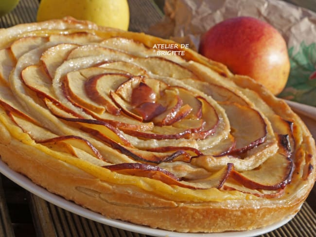 Petite tarte aux Pommes Rouge - Atelier de Brigitte  cuisine, recettes, partages,