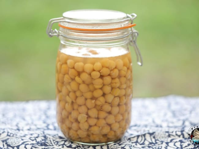 Aquafaba fait maison pour remplacer les oeufs