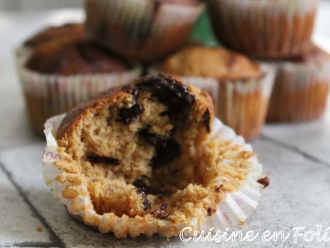 Muffins façon bananabread