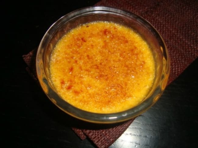 Crème brûlée à la vanille