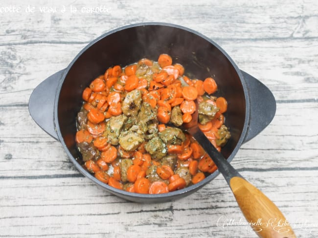 Cocotte de veau à la carotte