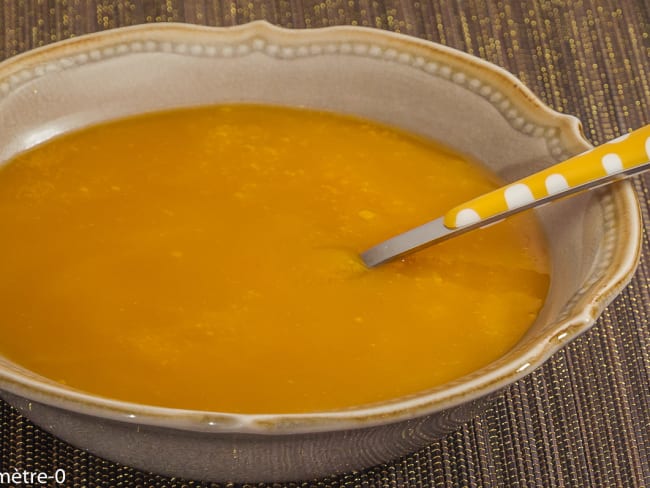 Soupe de courge butternut aux topinambours