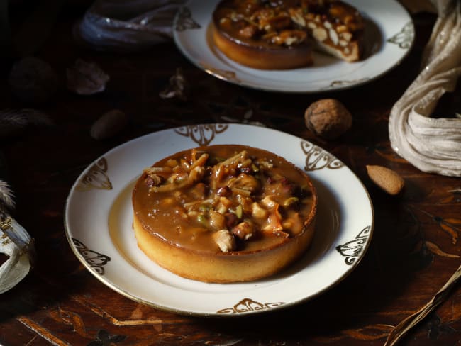 Tartelettes au caramel de miel