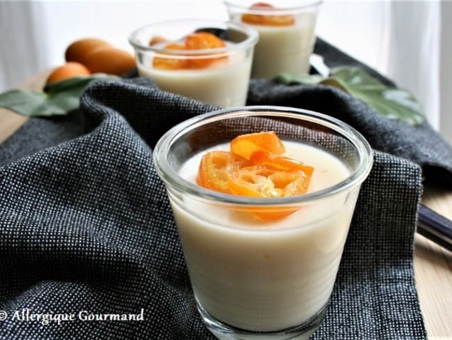 Panna cotta coco-clémentine