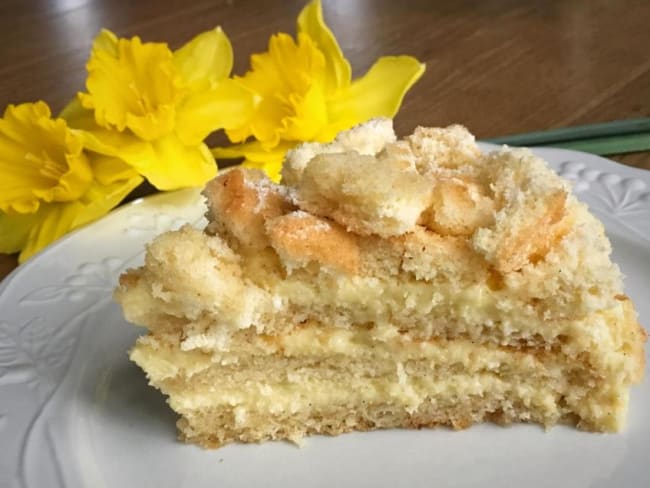 Torta mimosa (gâteau mimosa)