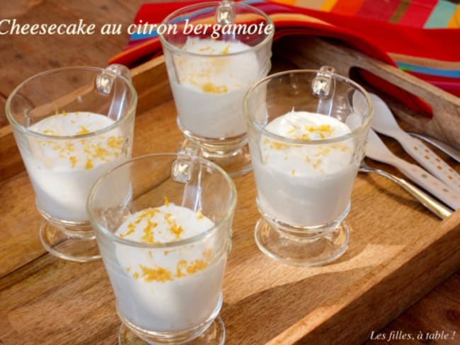 Cheesecake au citron bergamote