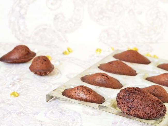 Madeleines au chocolat