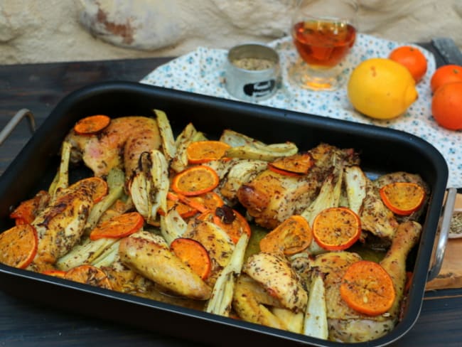 Poulet rôti aux clémentines et à l'arak de Yotam Ottolenghi