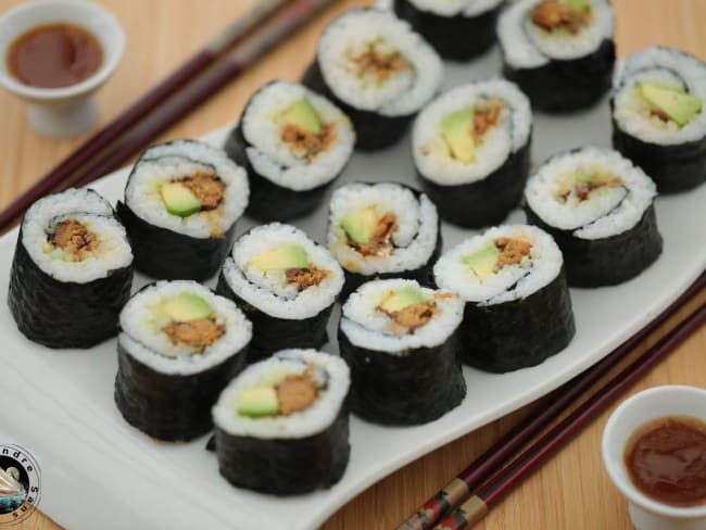 Makis de sardines à la sauce teriyaki