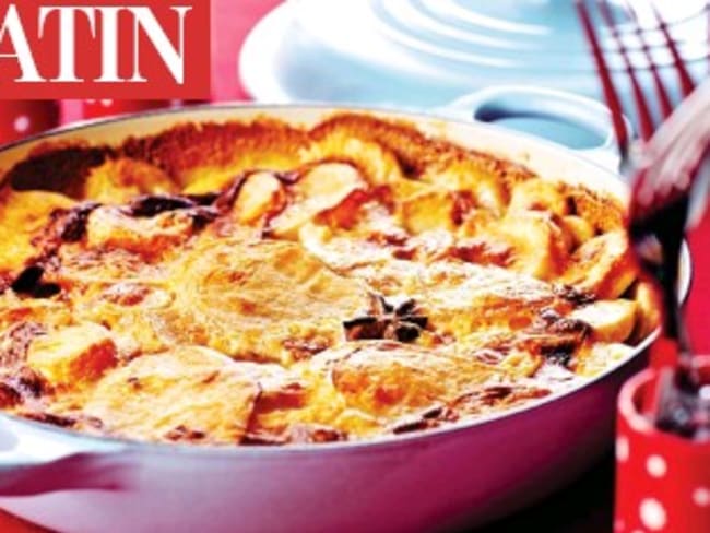 Gratin de pommes de terre, panais et cèpes de Nigella Lawson