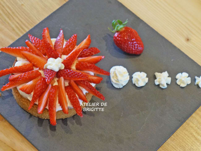 Tartelettes Fraises et citron, tout simplement... (Pâte de E.Kayser) 