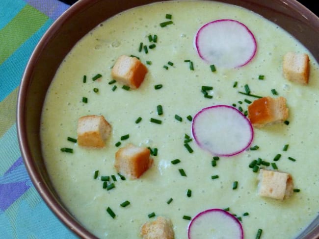 Crème vichyssoise de ma maman