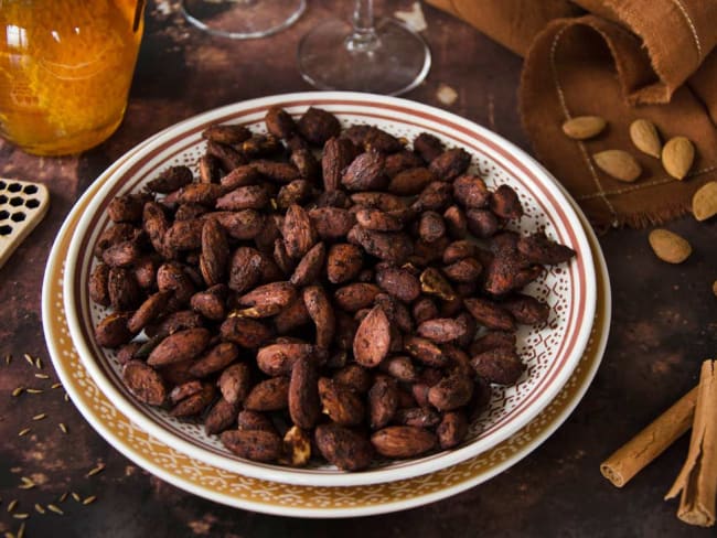 Amandes miel et cannelle