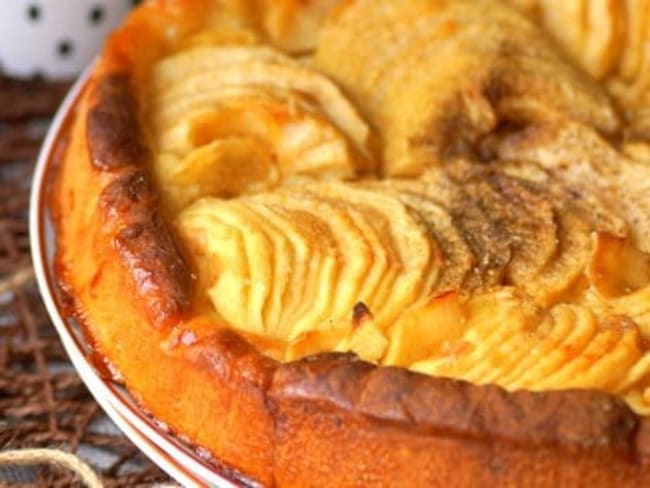 Tarte briochée aux pommes