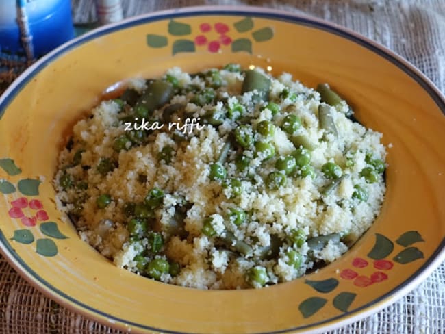 MASFOUF OU MESFOUF DU PRINTEMPS AUX FÈVES ET PETITS POIS TENDRES