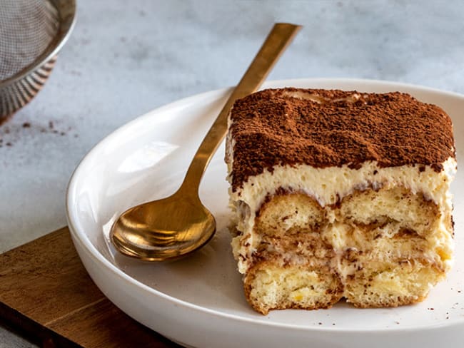 Tiramisu réalisé avec des biscuits cuiller maison