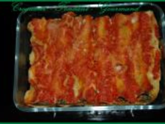 Cannelloni aux Épinards