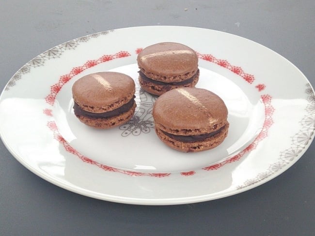 Macarons au chocolat