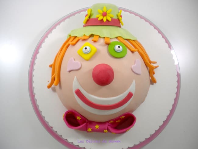 Un gâteau clown pour Marion