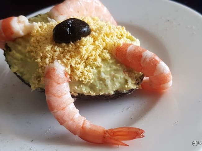 Avocat aux crevettes 