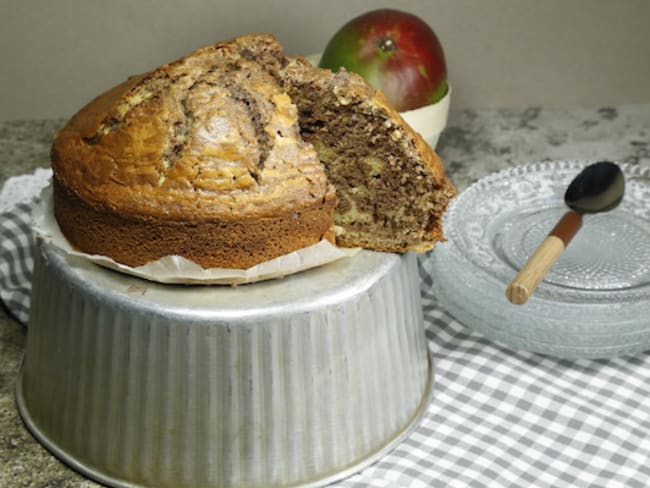 Gâteau mangue chocolat