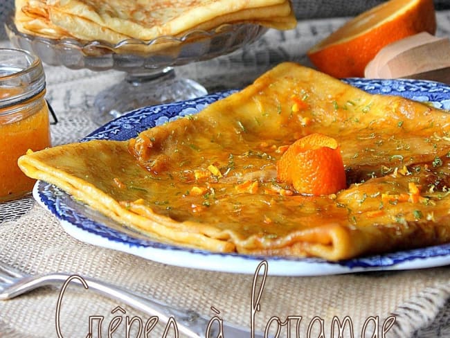 Recette Crepe suzette sans alcool