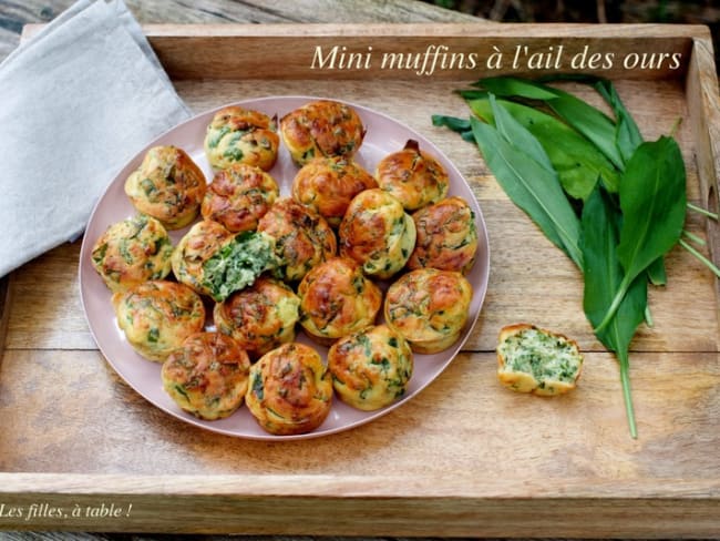 Mini muffins à l’ail des ours