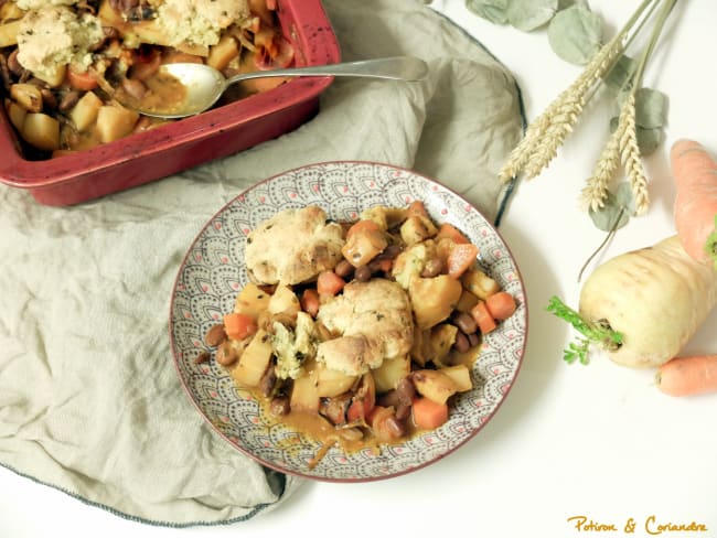 Cobbler salé aux légumes d’hiver