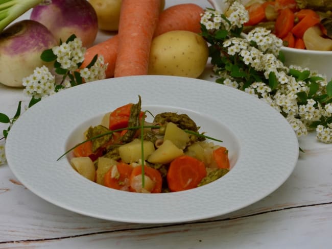 Jardinière de légumes de printemps