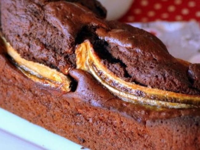 Cake banane chocolat moelleux, banana bread