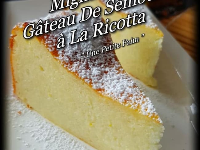 Migliaccio, le gâteau de semoule à la ricotta