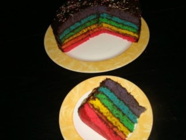 Gâteau rainbow