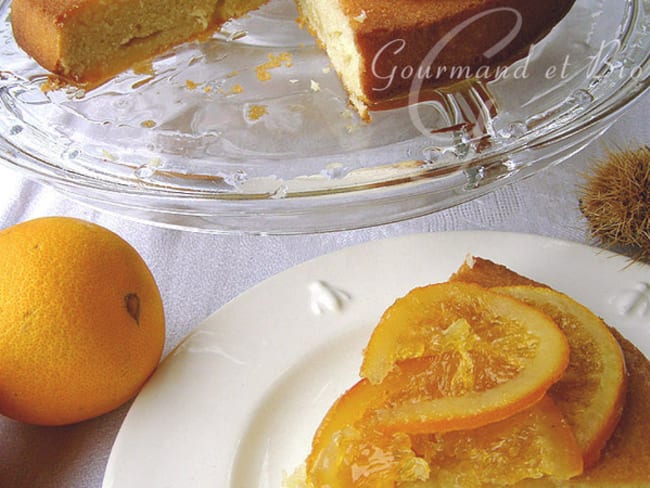 Gâteau aux oranges confites