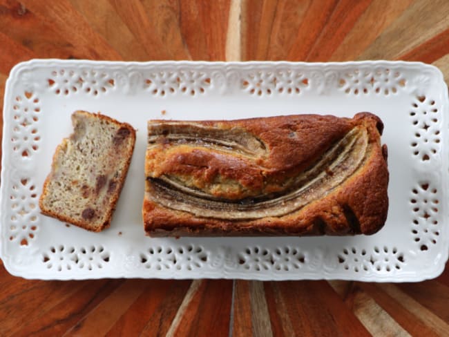 Mon banana bread aux pépites de chocolat