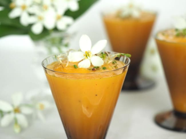 Gaspacho de carottes anisé